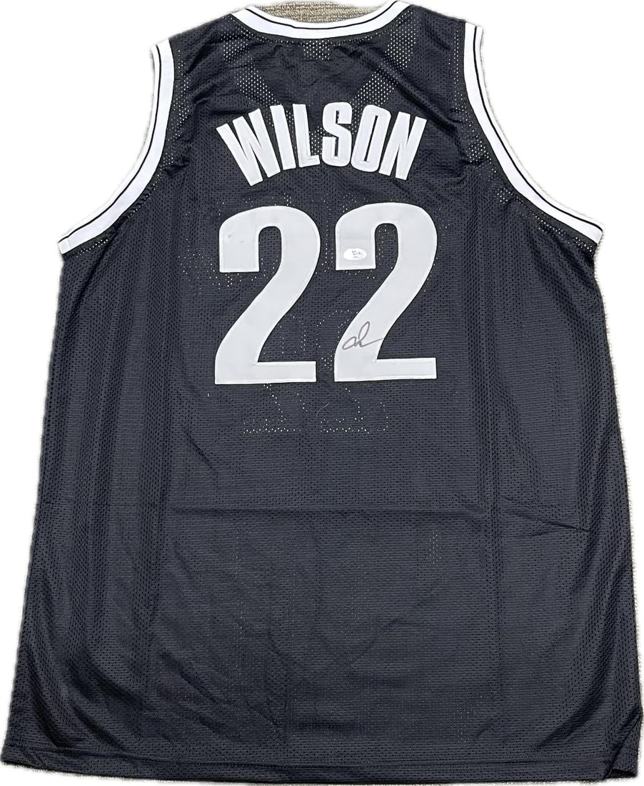 Jalen Wilson Autographed Jersey PSA/DNA Brooklyn Nets (1 of 2)