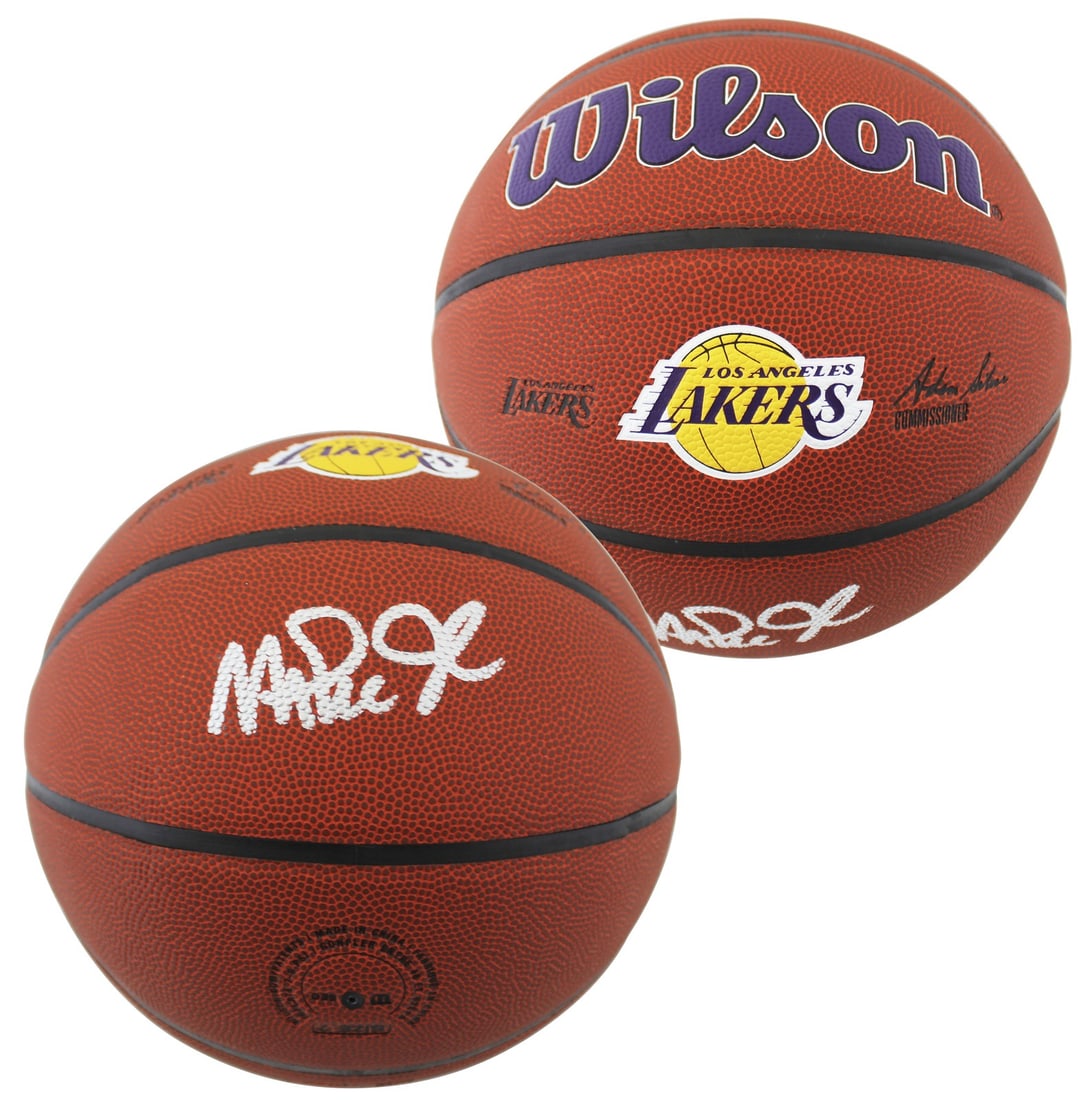Magic Johnson Signed Lakers Wilson Basketball with BAS Authentication: Magic Johnson Signed Lakers Wilson Basketball with BAS Authentication This authentic Wilson basketball features the signature of Magic Johnson, a legendary player of the Los Angeles Lakers. The ball i