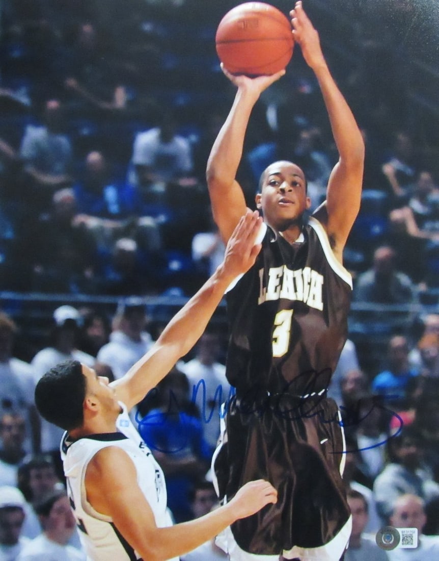 CJ McCollum Autographed 11x14 Photo Lehigh BAS Beckett Certified (1 of 3)