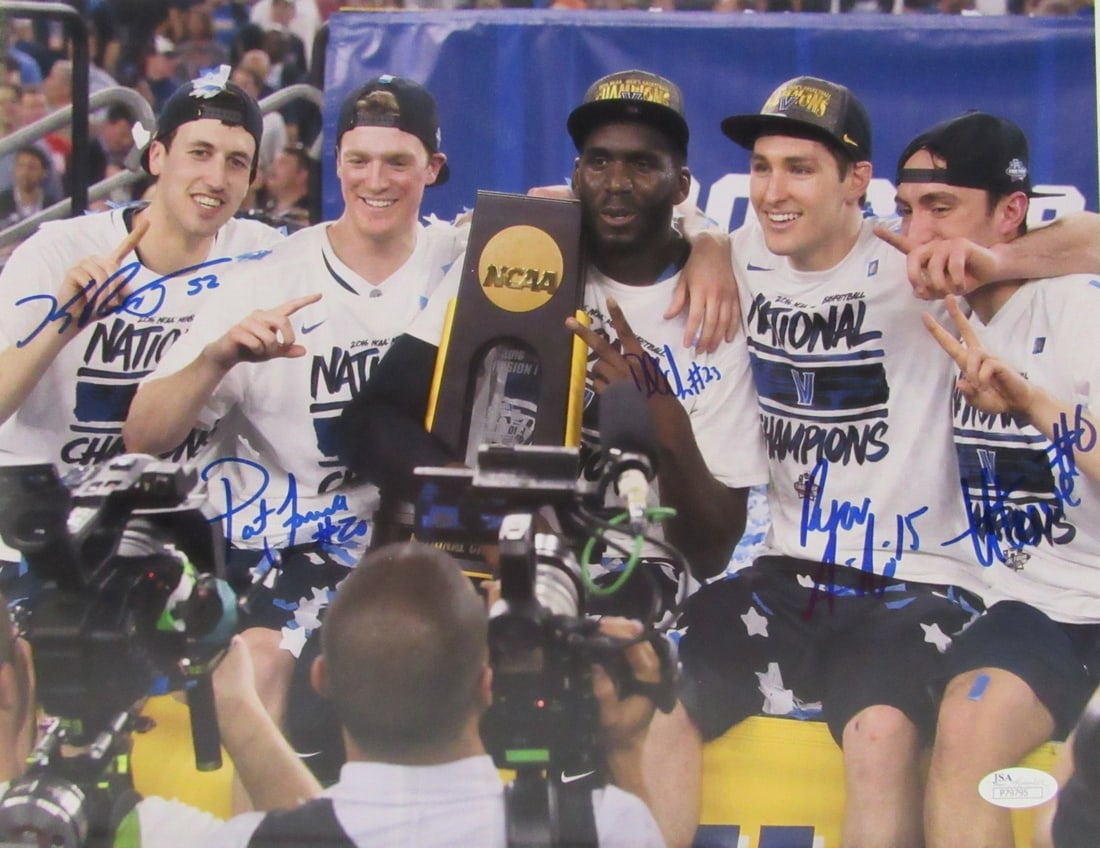 2016 Villanova Wildcats Multi-Signed 11x14 Photo JSA Authenticated (1 of 6)