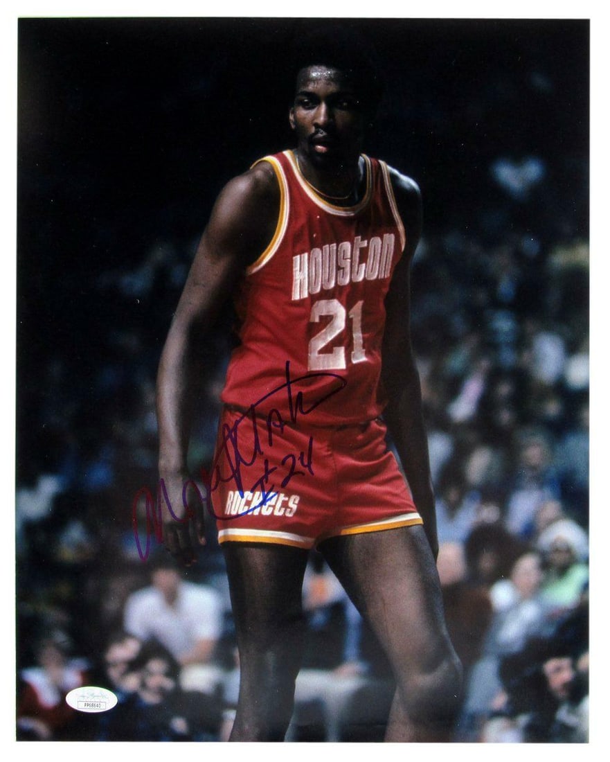 Moses Malone Signed 11x14 Photo Houston Rockets JSA Authenticated: Moses Malone Signed 11x14 Photo Houston Rockets JSA Authenticated This is an original autographed 11x14 photo of Moses Malone, a Hall of Famer who made significant contributions to the Houston Rockets