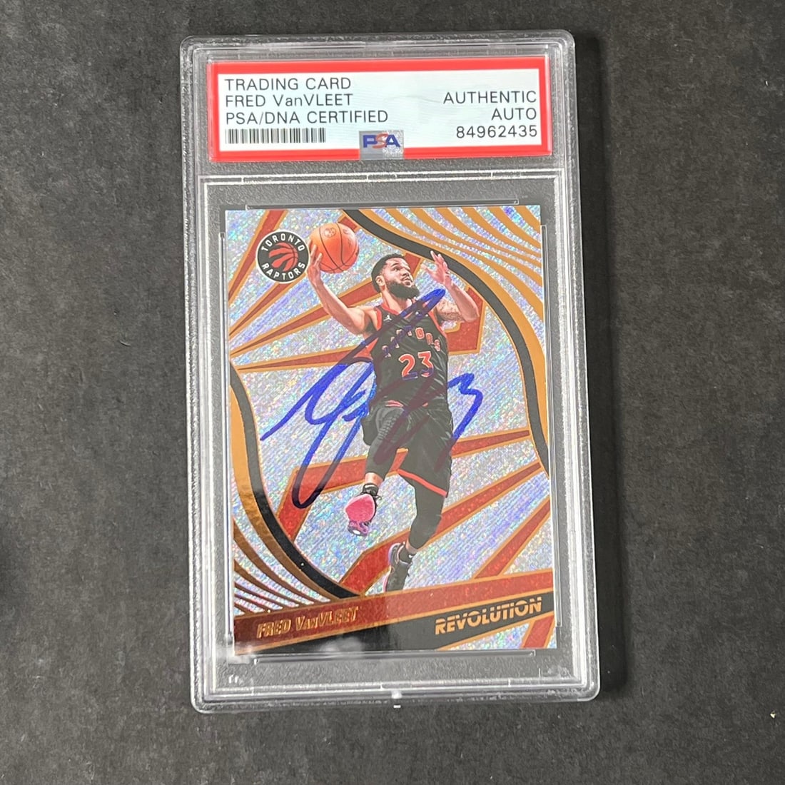 2021 Panini Revolution #98 Fred VanVleet Signed Card PSA Authenticated Raptors (1 of 2)