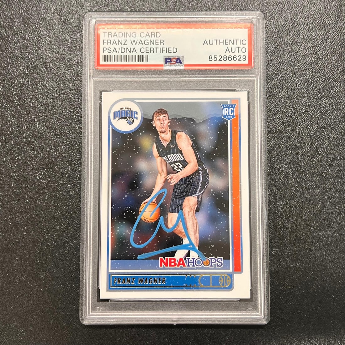 2021-2022 Panini Hoops #235 Franz Wagner Signed PSA Slabbed Card (1 of 2)
