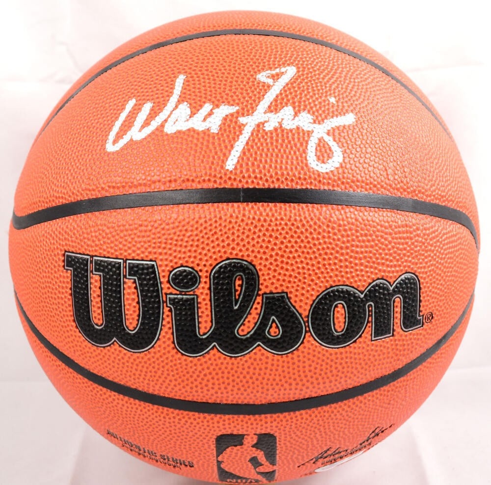 Walt Frazier Signed NBA Wilson Basketball with Beckett Authentication (1 of 10)