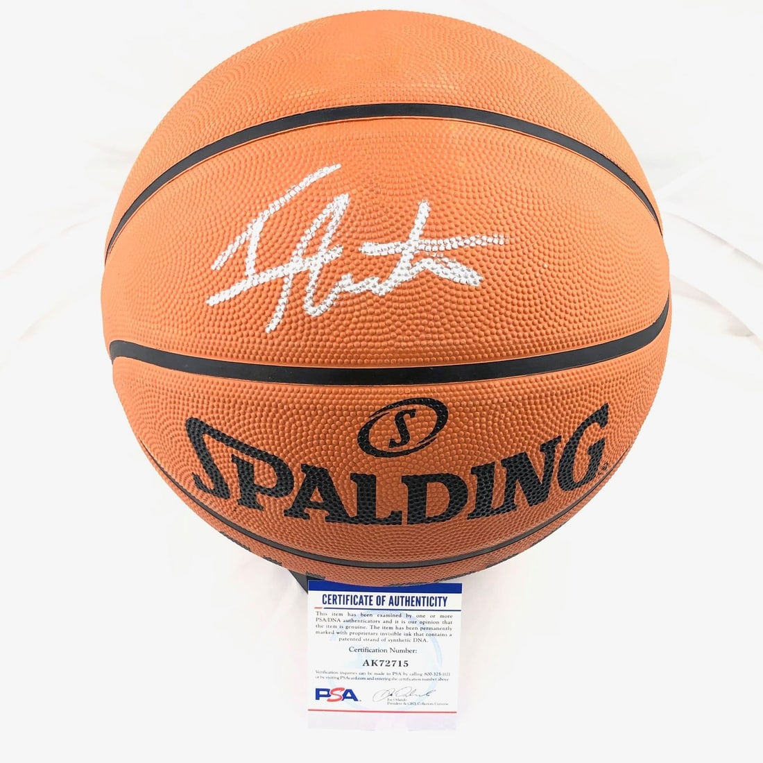 PSA DNA authenticated Isaiah Austin signed Spalding basketball (1 of 10)
