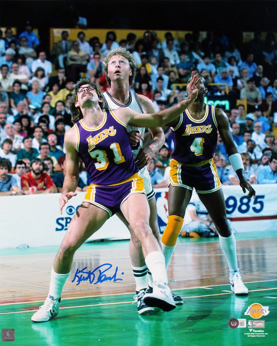 Kurt Rambis Signed 16x20 Photo Lakers vs Celtics BAS Witnessed: Kurt Rambis Signed 16x20 Photo Lakers vs Celtics BAS Witnessed This authentic 16x20 photo captures Kurt Rambis in action against the Celtics, personally signed by the Lakers legend. The item comes wit