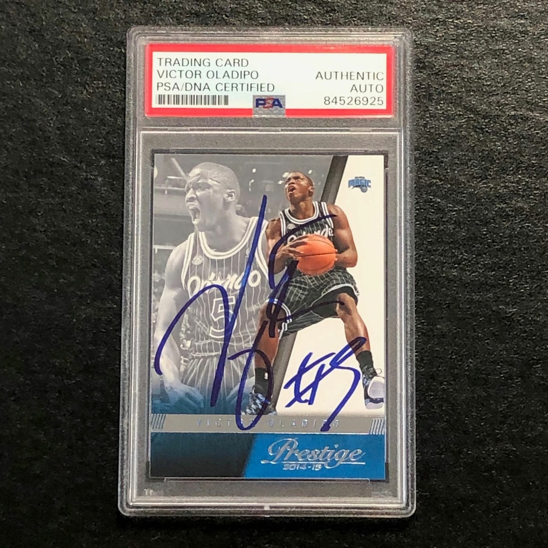 2014-15 Panini Prestige #123 Victor Oladipo Signed Card PSA/DNA Authenticated: 2014-15 Panini Prestige #123 Victor Oladipo Signed Card PSA/DNA Authenticated This is a 2014-15 Panini Prestige #123 trading card featuring a signature from Victor Oladipo, a notable player who played