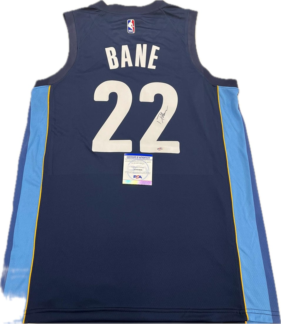 Desmond Bane Autographed Jersey PSA/DNA Memphis Grizzlies Basketball: Desmond Bane Autographed Jersey PSA/DNA Memphis Grizzlies Basketball Elevate your collection with this original Memphis Grizzlies jersey, proudly autographed by Desmond Bane. This authentic item has b