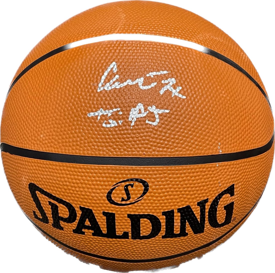 PSA DNA signed Spalding basketball by Cason Wallace Thunder (1 of 2)