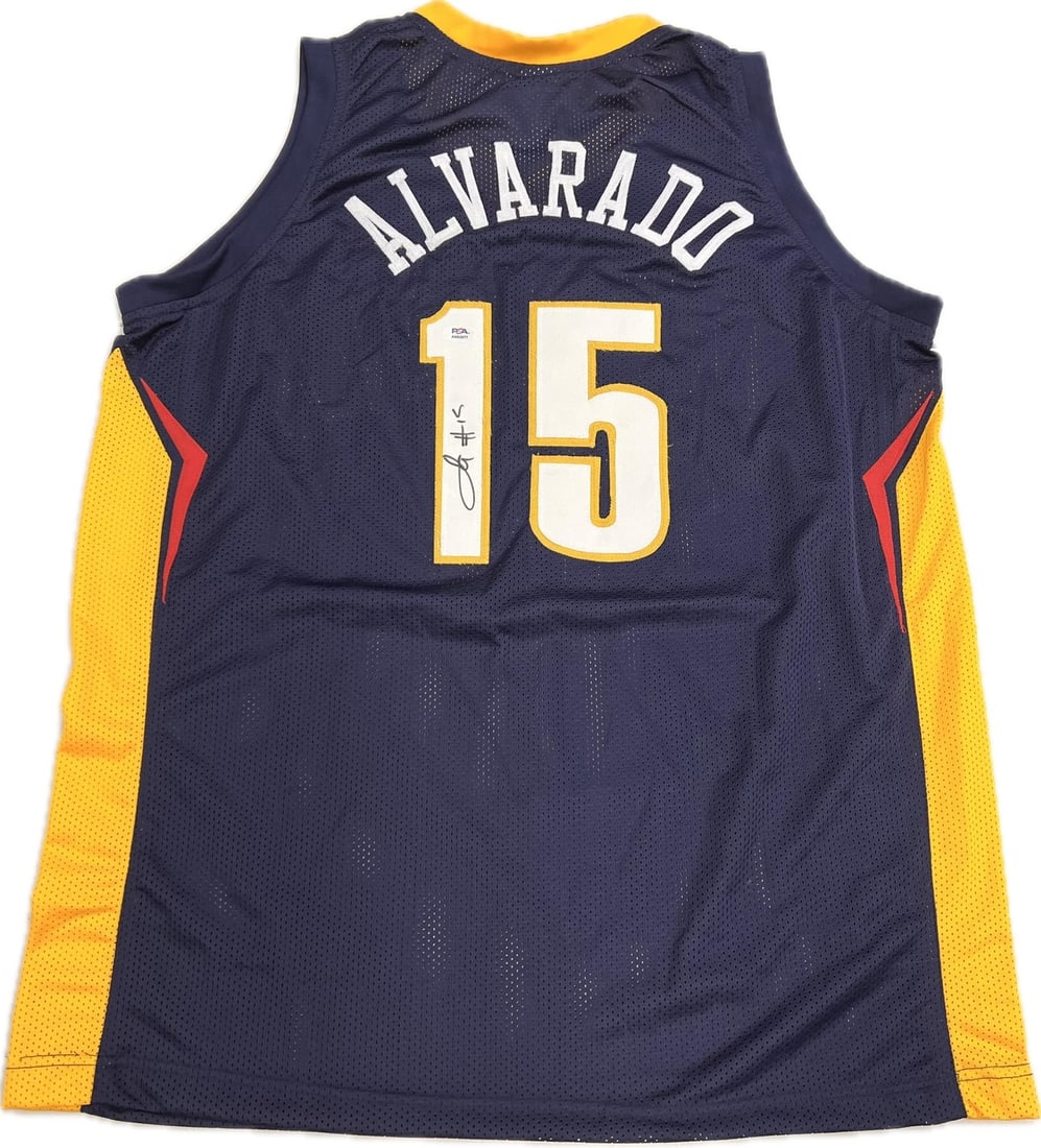 PSA DNA Autographed Jose Alvarado Pelicans Stitched Basketball Jersey (1 of 2)