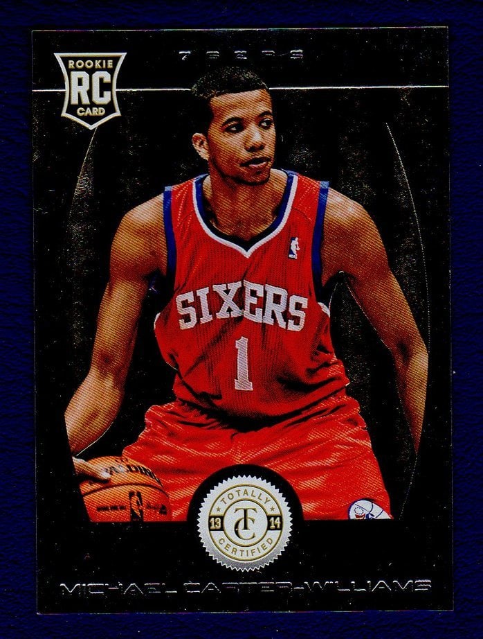 Michael Carter-Williams Gold Panini Basketball Card Serial Numbered 18 of 25 (1 of 1)