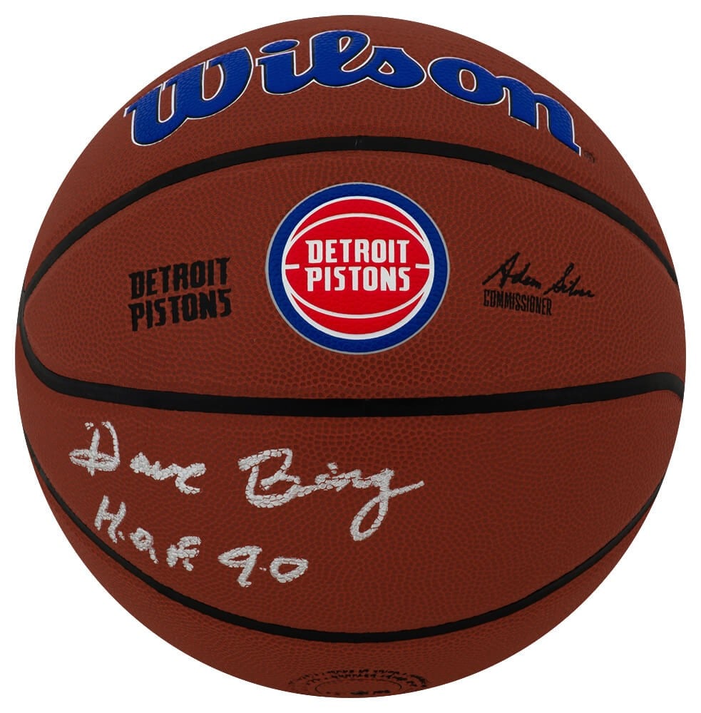 Dave Bing Signed Detroit Pistons NBA Basketball HOF 1990 with COA (1 of 1)