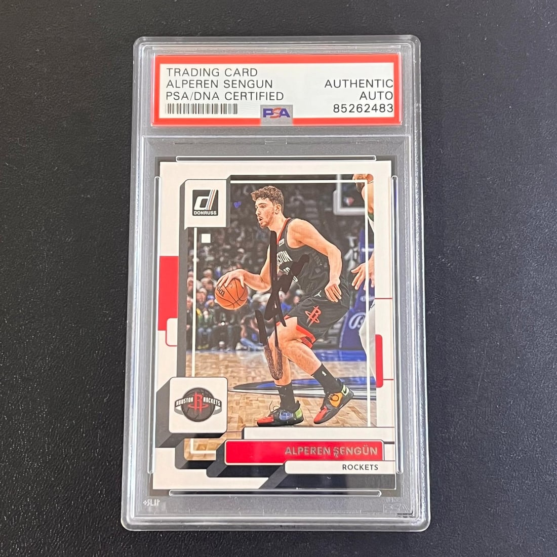2022-23 Panini Prizm #153 Alperen Sengun PSA Slabbed Auto Card (1 of 2)