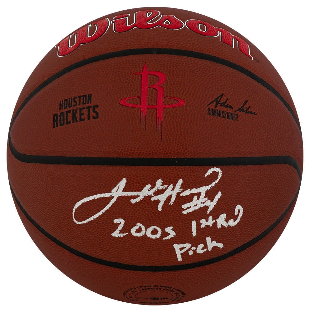 Wilson NBA Basketball Signed by Luther Head with 2005 1st Rd Pick Inscription (1 of 1)