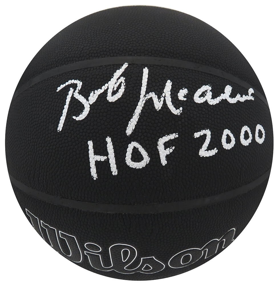 Bob McAdoo Signed Wilson NBA 75th Basketball HOF 2000 COA (1 of 1)