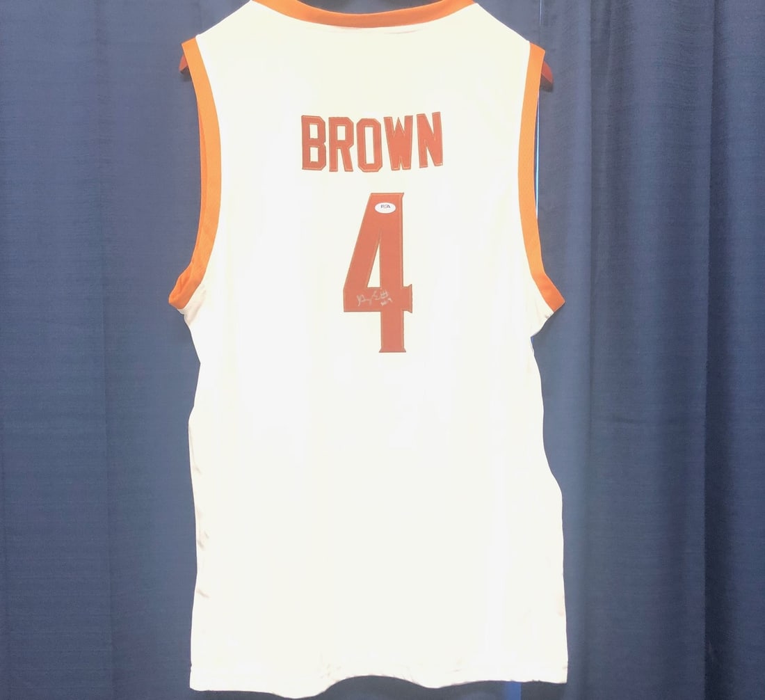 Greg Brown Autographed Jersey Texas Longhorns PSA/DNA Certified (1 of 3)