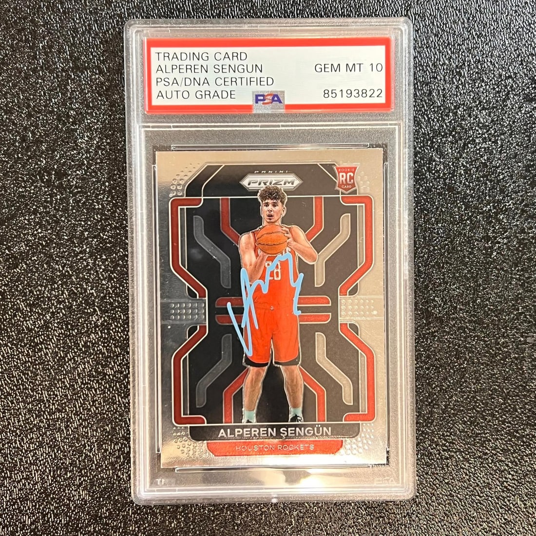 2021-22 Panini Prizm #318 Alperen Sengun Rookie Card PSA Authenticated: 2021-22 Panini Prizm #318 Alperen Sengun Rookie Card PSA Authenticated This listing features a 2021-22 Panini Prizm #318 Alperen Sengun rookie card from the Houston Rockets. The card has been professi