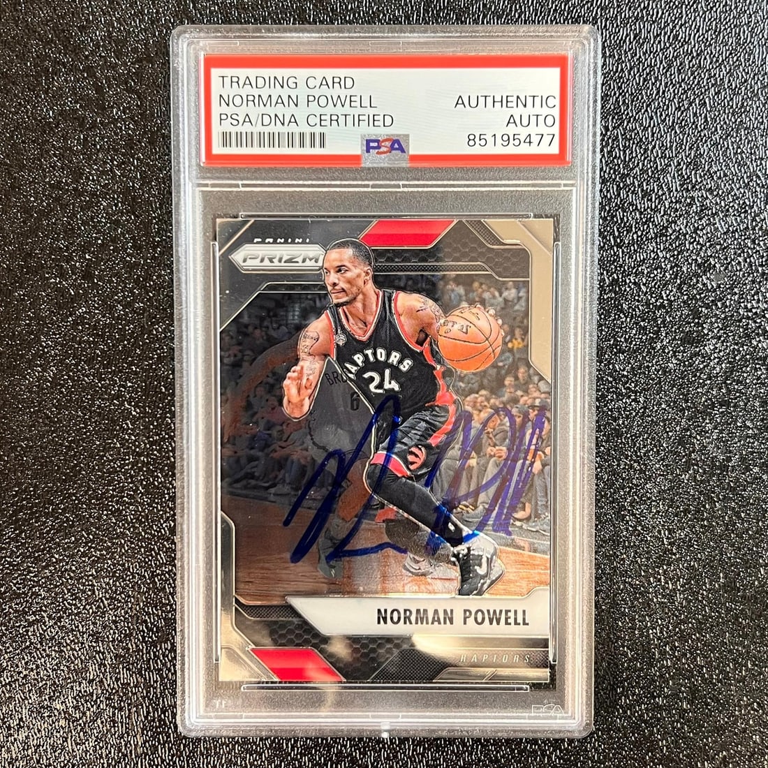 2016-17 NBA Hoops #217 Norman Powell Signed Card PSA/DNA Slabbed Raptors: 2016-17 NBA Hoops #217 Norman Powell Signed Card PSA/DNA Slabbed Raptors This listing features a 2016-17 NBA Hoops #217 trading card signed by Norman Powell, a prominent player for the Toronto Raptors