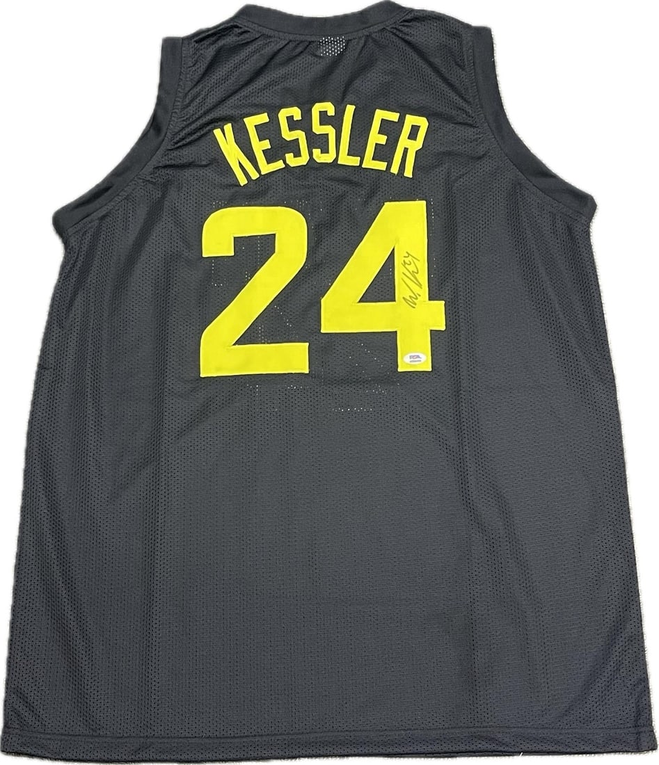 Utah Jazz Walker Kessler PSA DNA autographed stitched jersey (1 of 2)