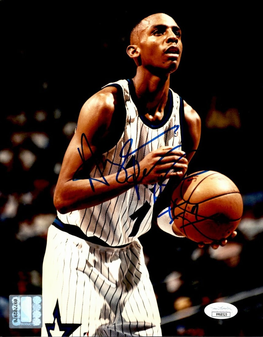Anfernee Hardaway Signed Orlando Magic 8x10 Photo JSA Certified: Anfernee Hardaway Signed Orlando Magic 8x10 Photo JSA Certified Own a piece of basketball history with this Anfernee Hardaway signed 8x10 color photo featuring the Orlando Magic. The photo is authenti