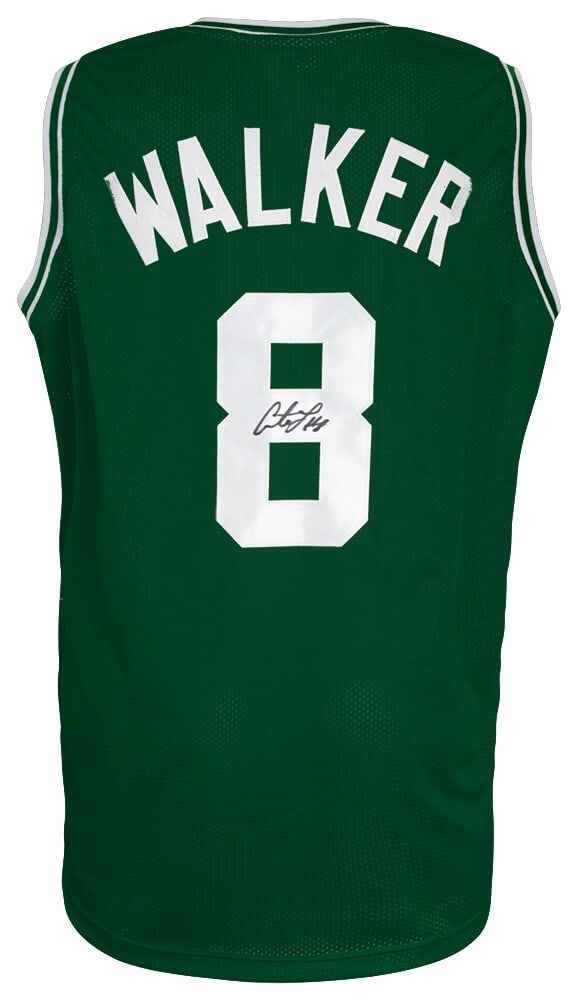 Antoine Walker Signed Celtics Green Custom Jersey with COA: Antoine Walker Signed Celtics Green Custom Jersey with COA Celebrate the legacy of Antoine Walker with this signed green custom basketball jersey. A piece of memorabilia from the Boston Celtics, this 