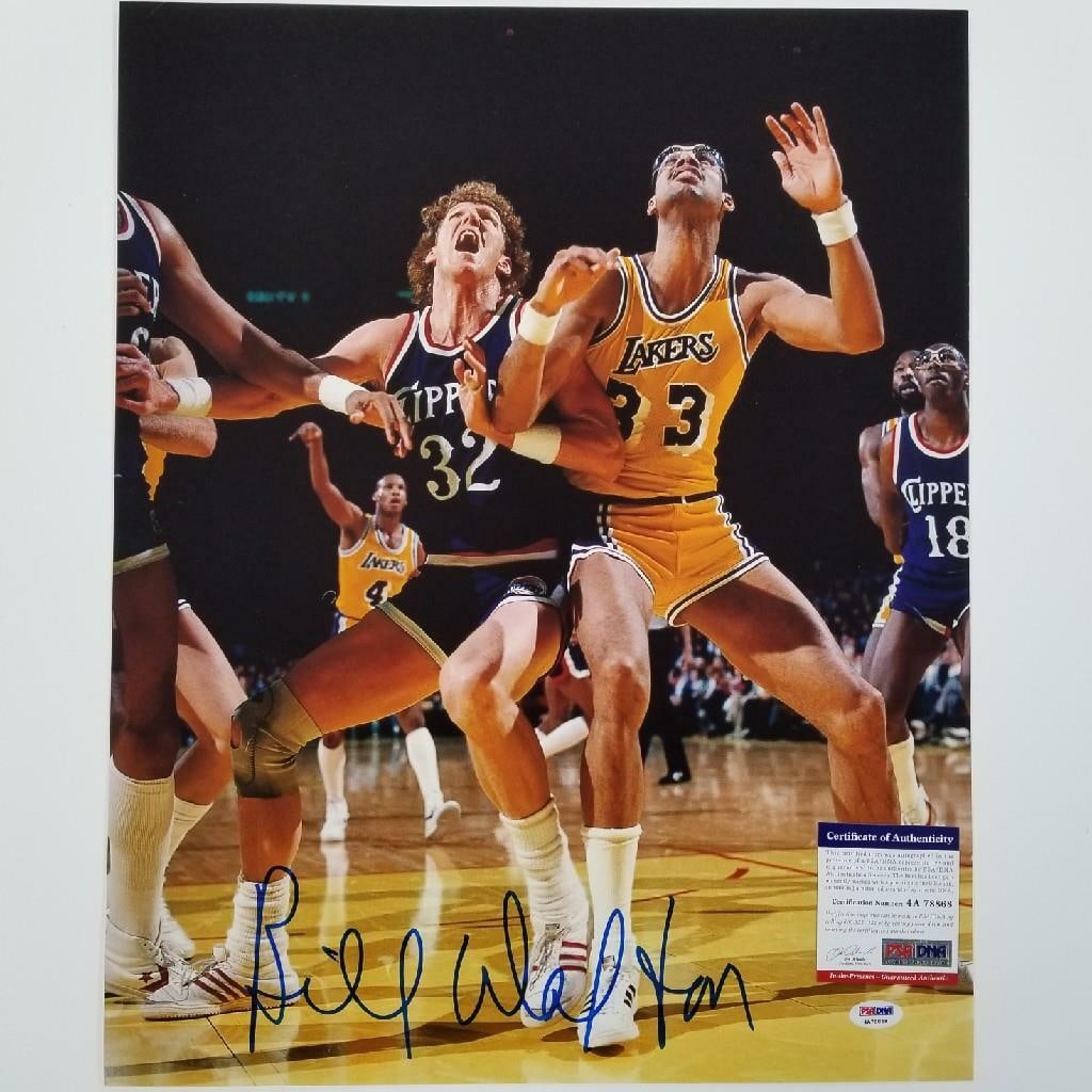 Bill Walton Signed 16x20 Photo Celtics vs Lakers PSA/DNA COA (1 of 1)