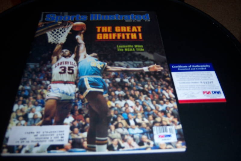 PSA Authenticated Darrell Griffith Signed Original Sports Illustrated Magazine (1 of 1)