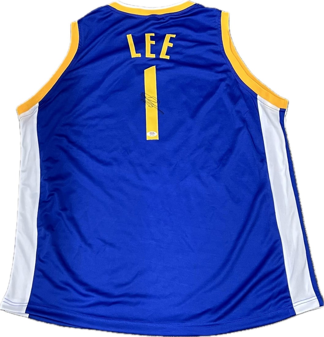 Damion Lee Autographed Jersey PSA/DNA Golden State Warriors: Damion Lee Autographed Jersey PSA/DNA Golden State Warriors This is a stitched jersey autographed by Damion Lee, a player for the Golden State Warriors. The signature has been authenticated by PSA/DNA