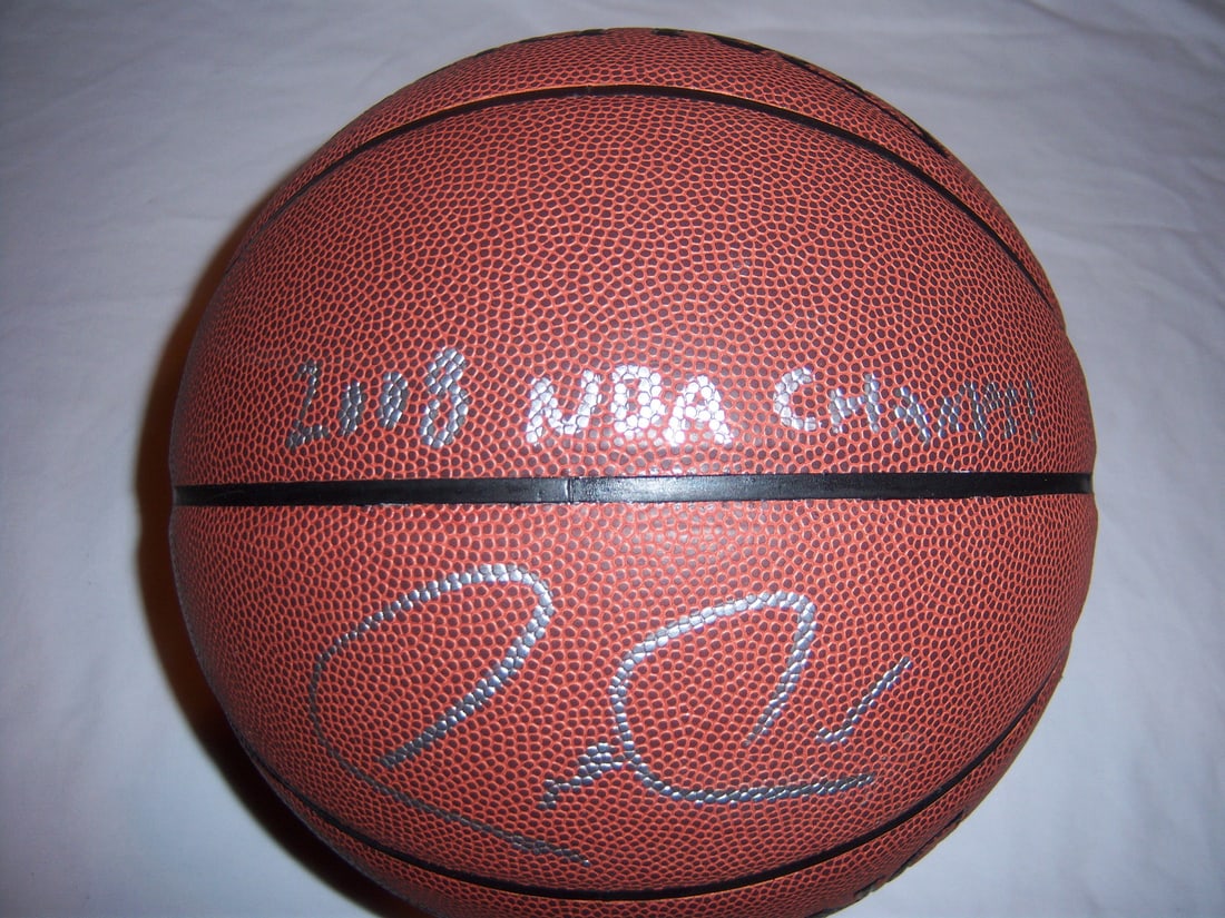 Paul Pierce Autographed 2008 Celtics NBA Champion Basketball With COA (1 of 2)