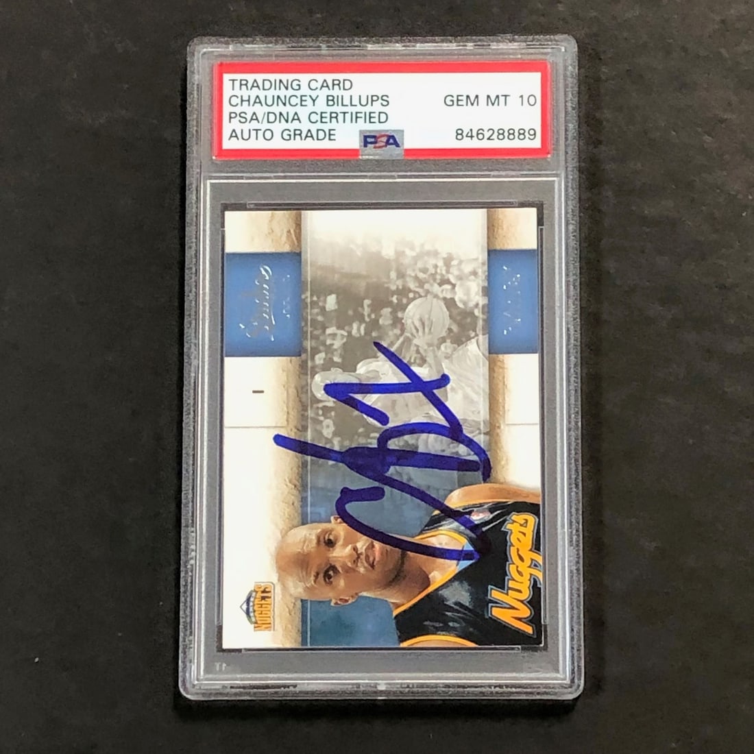 2009-10 Panini Studio Chauncey Billups Signed Card PSA/DNA AUTO 10 (1 of 2)