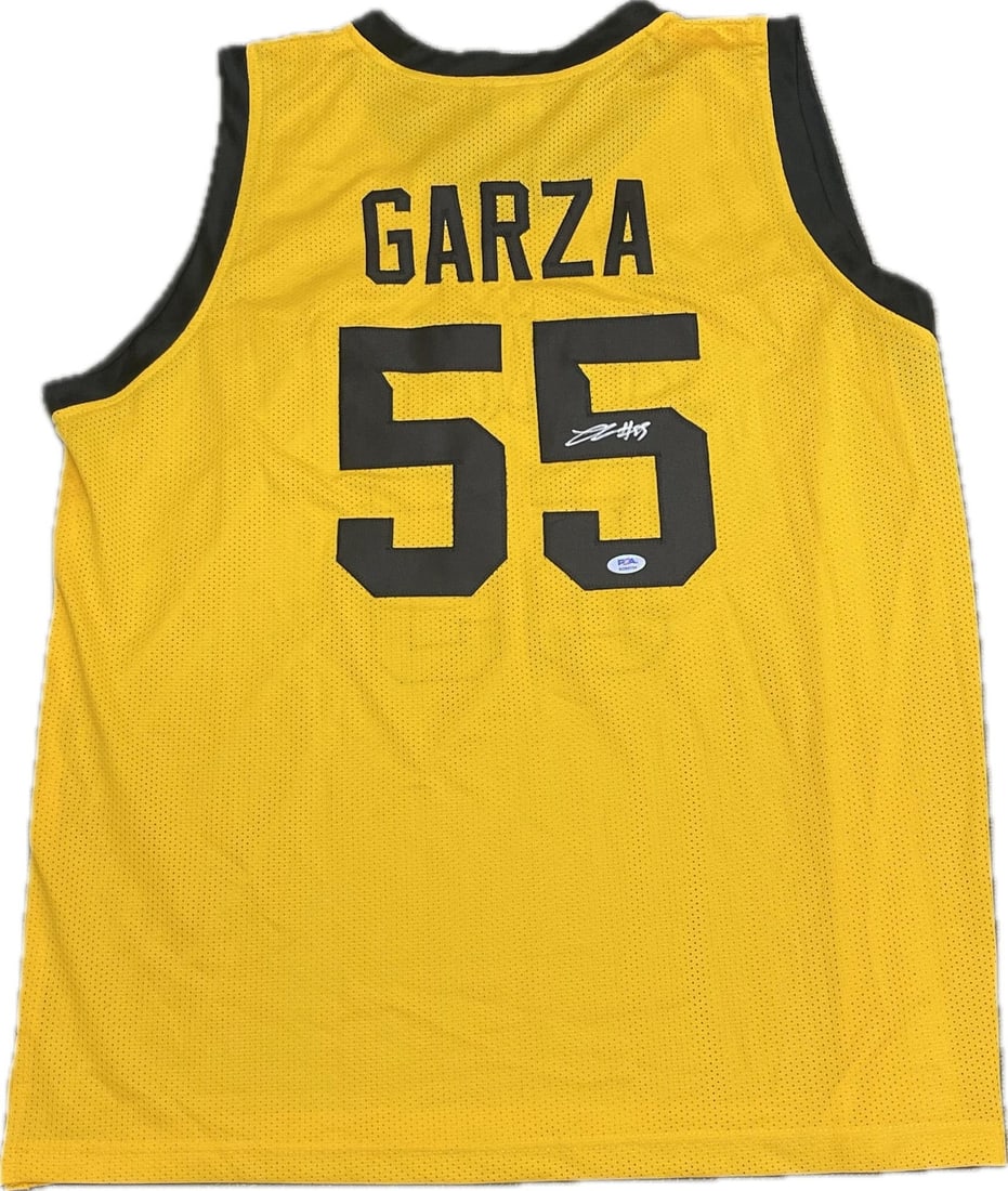 Luka Garza PSA/DNA authenticated Iowa Hawkeyes signed jersey: Luka Garza PSA/DNA authenticated Iowa Hawkeyes signed jersey This stitched jersey is autographed by Luka Garza, who played for the Iowa Hawkeyes and is currently with the Minnesota Timberwolves. The a