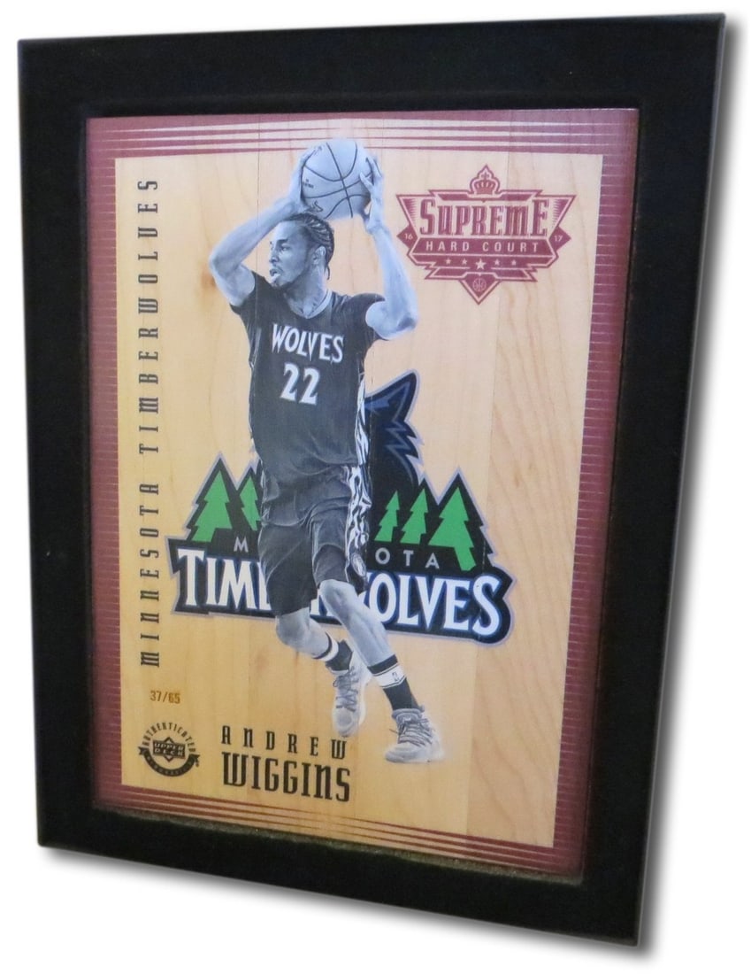 Andrew Wiggins 2016-17 Game Floor Base 37/65 Upper Deck Authentic (1 of 1)