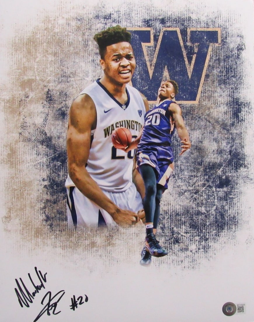 11x14 Washington Basketball Photo Markelle Fultz BAS Beckett Autographed (1 of 3)