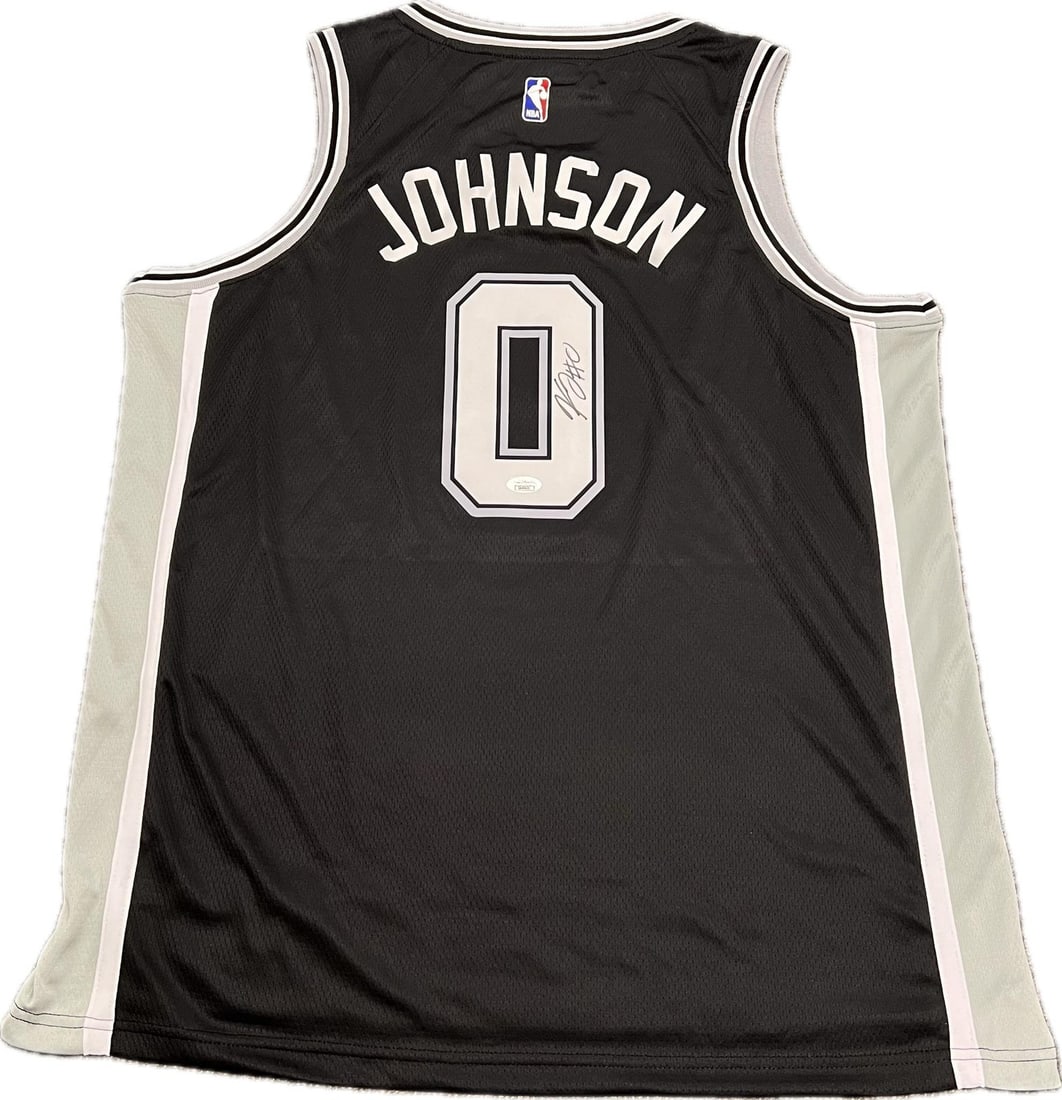 Keldon Johnson Autographed Jersey JSA San Antonio Spurs (1 of 2)