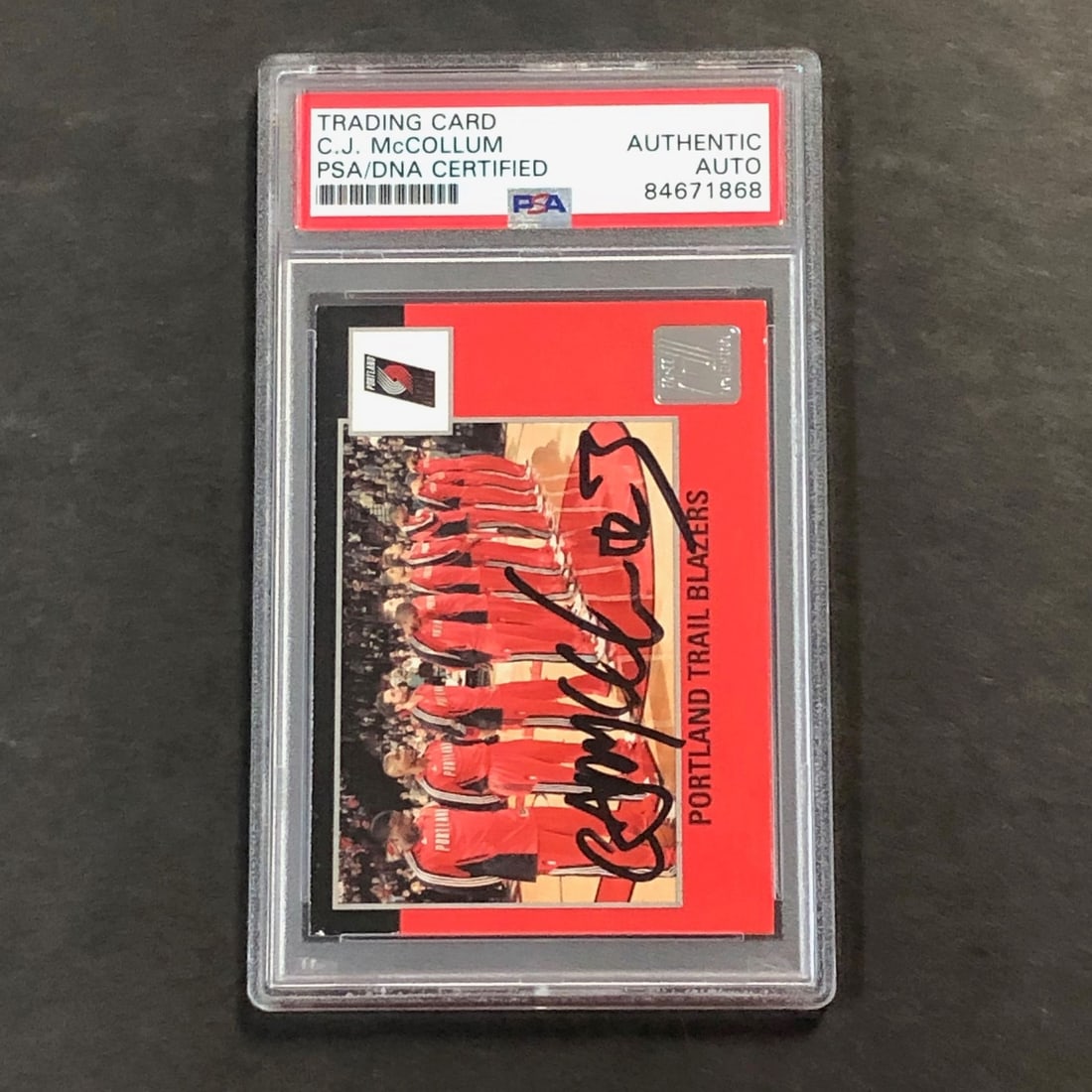 2010-11 Panini #285 C.J. McCollum Signed Card PSA Authenticated Blazers (1 of 2)