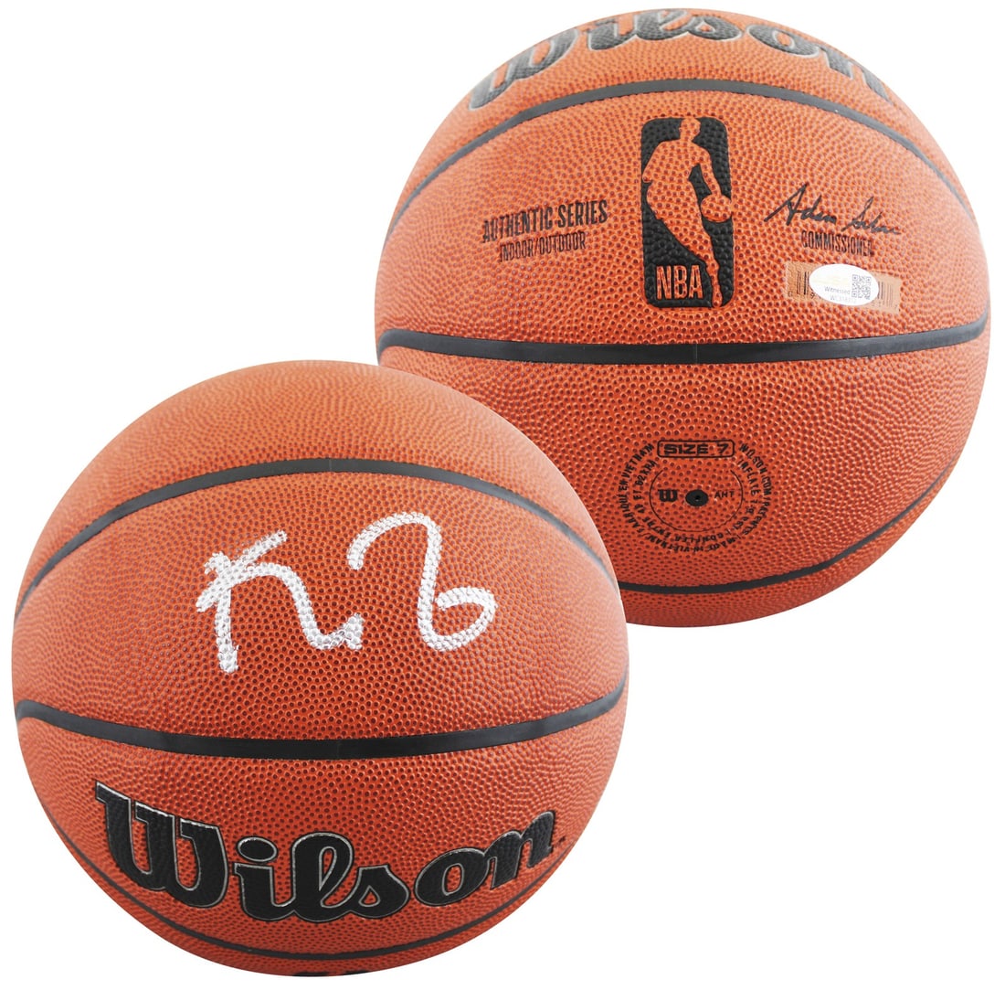 Kevin Garnett signed Celtics Wilson indoor outdoor basketball JSA Witness (1 of 4)