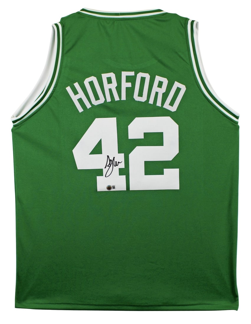 Al Horford Signed Boston Celtics Green Jersey BAS Witnessed Authentic: Al Horford Signed Boston Celtics Green Jersey BAS Witnessed Authentic This authentic green Pro Style jersey has been personally signed by Al Horford of the Boston Celtics. It is an original item with 