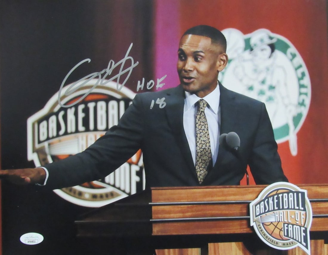 Grant Hill Autographed 11x14 Phoenix Suns Photo JSA Certified (1 of 3)
