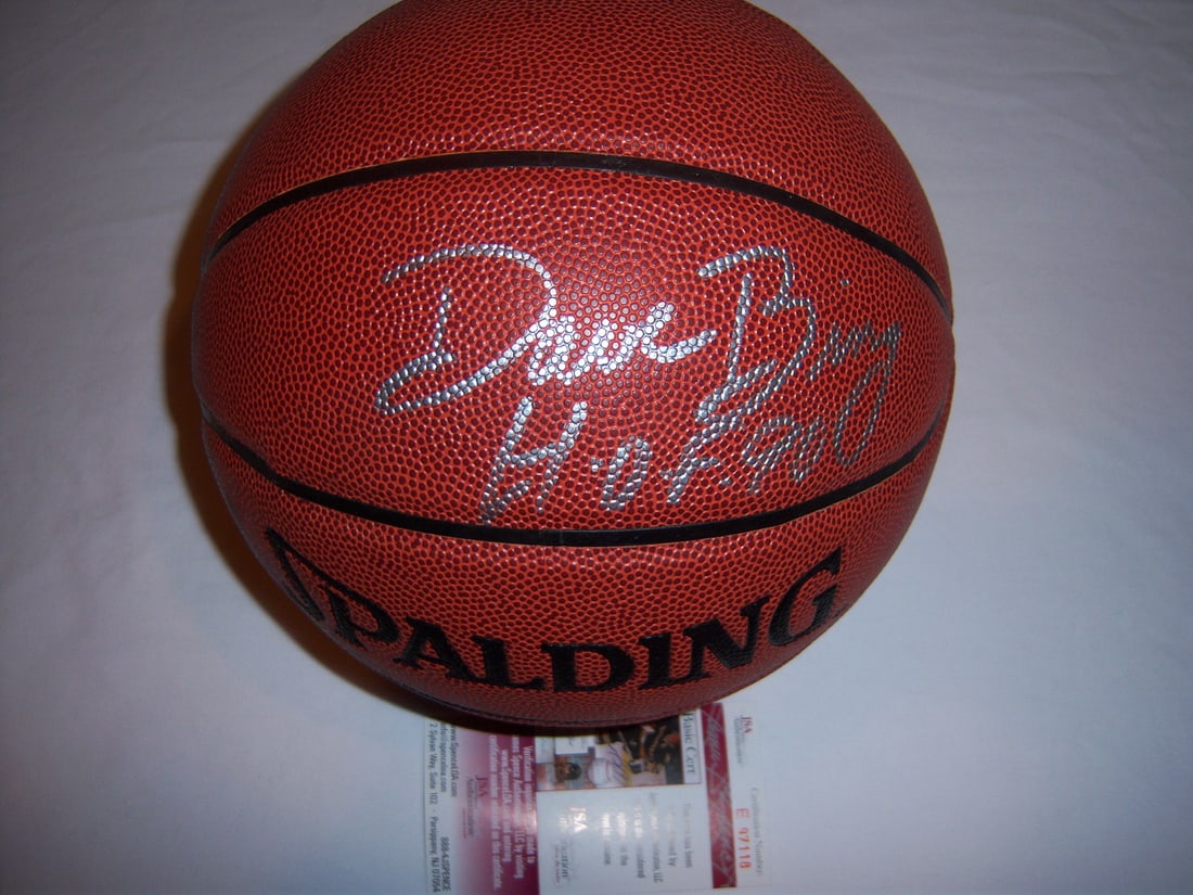 Autographed Detroit Pistons Basketball Dave Bing Hall of Fame 1990 JSA COA (1 of 2)