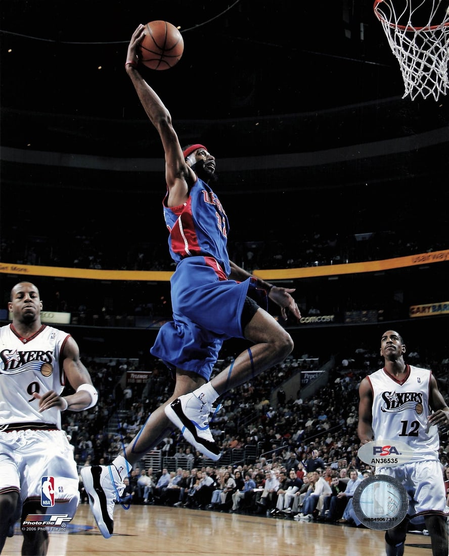 Richard Hamilton Autographed 8x10 Photo PSA/DNA Detroit Pistons: Richard Hamilton Autographed 8x10 Photo PSA/DNA Detroit Pistons This is an original 8x10 photograph signed by Richard Hamilton, a prominent player for the Detroit Pistons. The autograph has been authe