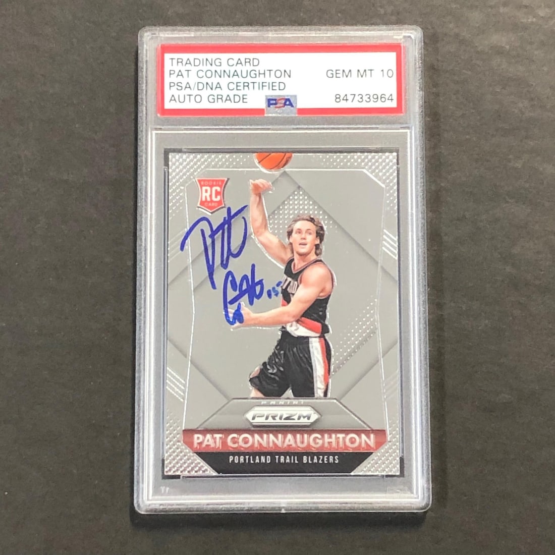 2015-16 PANINI PRIZM #333 Pat Connaughton Signed Rookie Card PSA/DNA Authenticated: 2015-16 PANINI PRIZM #333 Pat Connaughton Signed Rookie Card PSA/DNA Authenticated This auction features a 2015-16 PANINI PRIZM #333 rookie card signed by Pat Connaughton, who made his mark with the P
