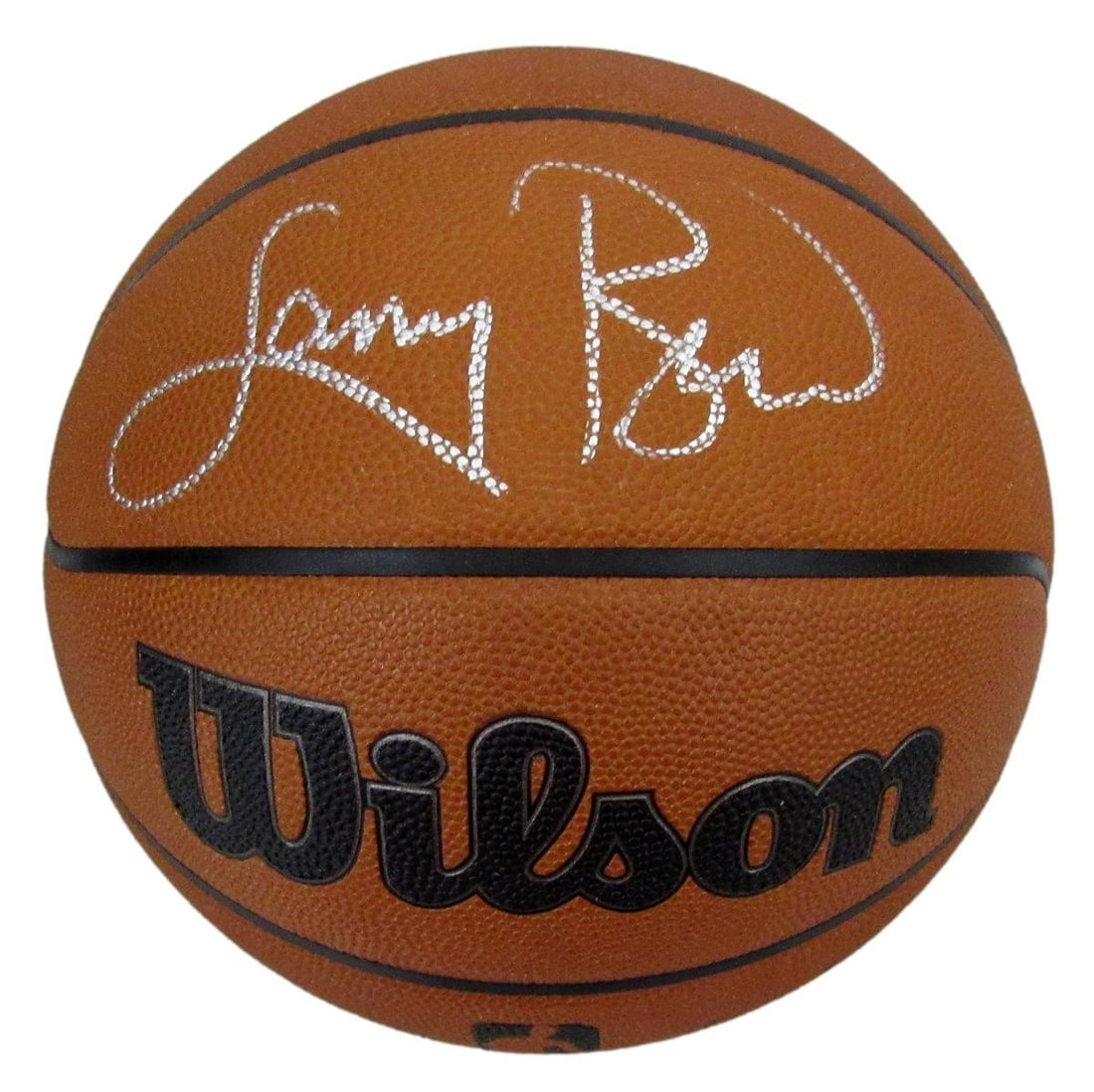 Larry Bird Signed Wilson NBA Basketball Celtics PSA/DNA Authenticated (1 of 6)