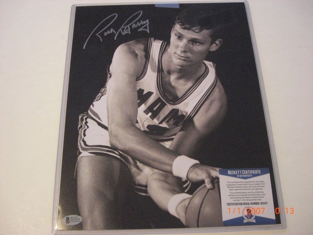 Rick Barry Autographed 11x14 NBA Photo with Beckett COA (1 of 1)
