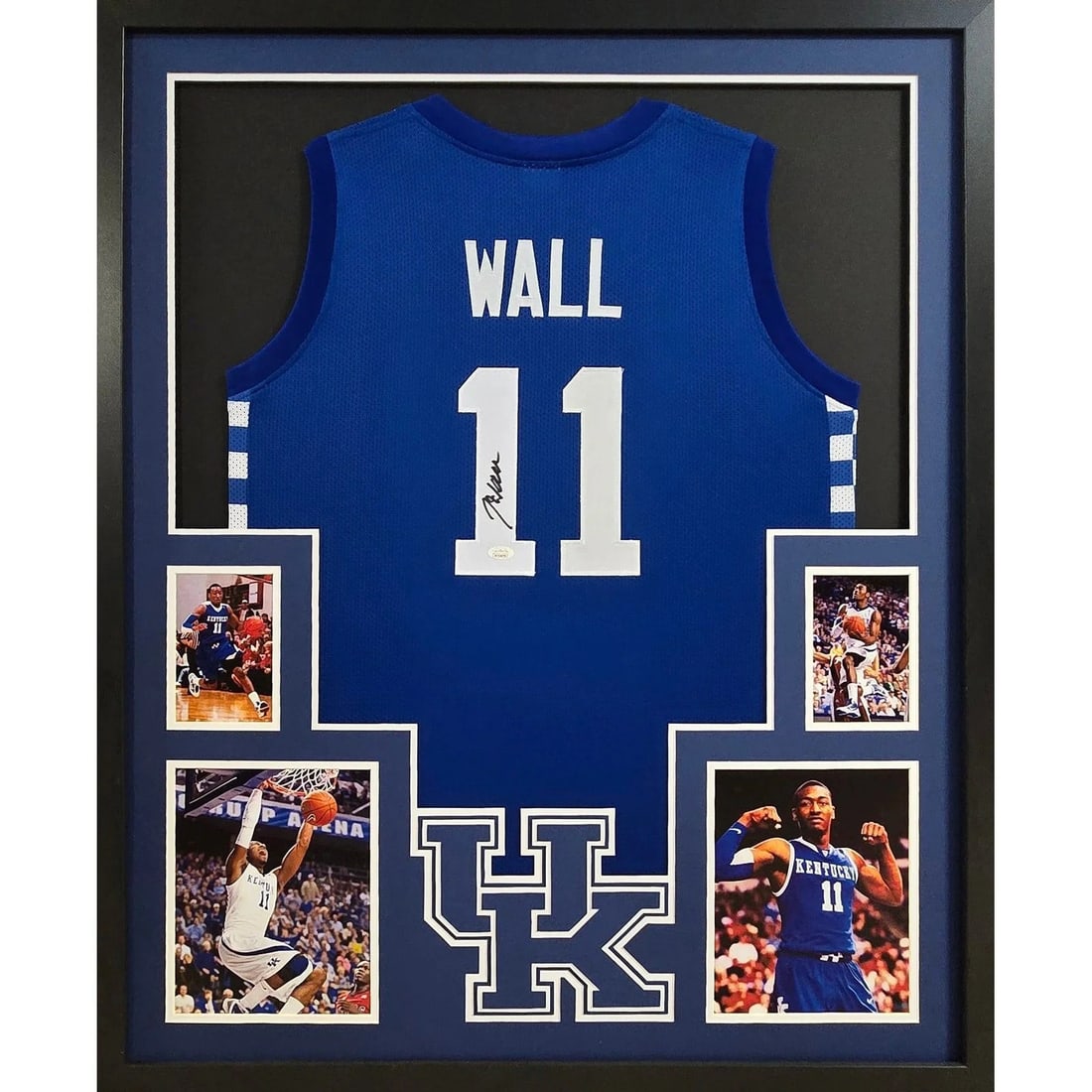 Framed John Wall Signed Kentucky Jersey JSA Authenticated (1 of 2)
