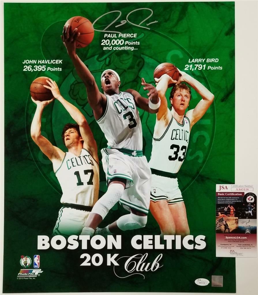16x20 Paul Pierce autographed Celtics 20K Club photo with JSA authentication (1 of 1)