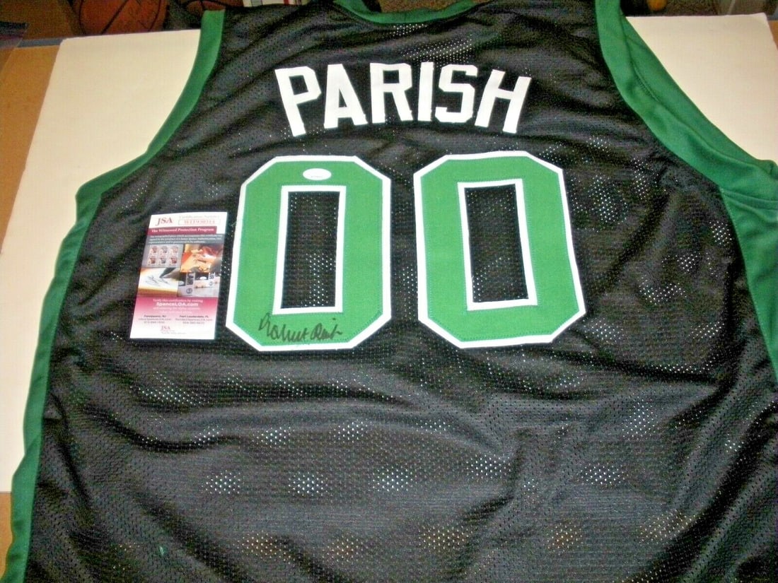 Signed Robert Parish Boston Celtics Jersey With JSA COA Authentication (1 of 2)