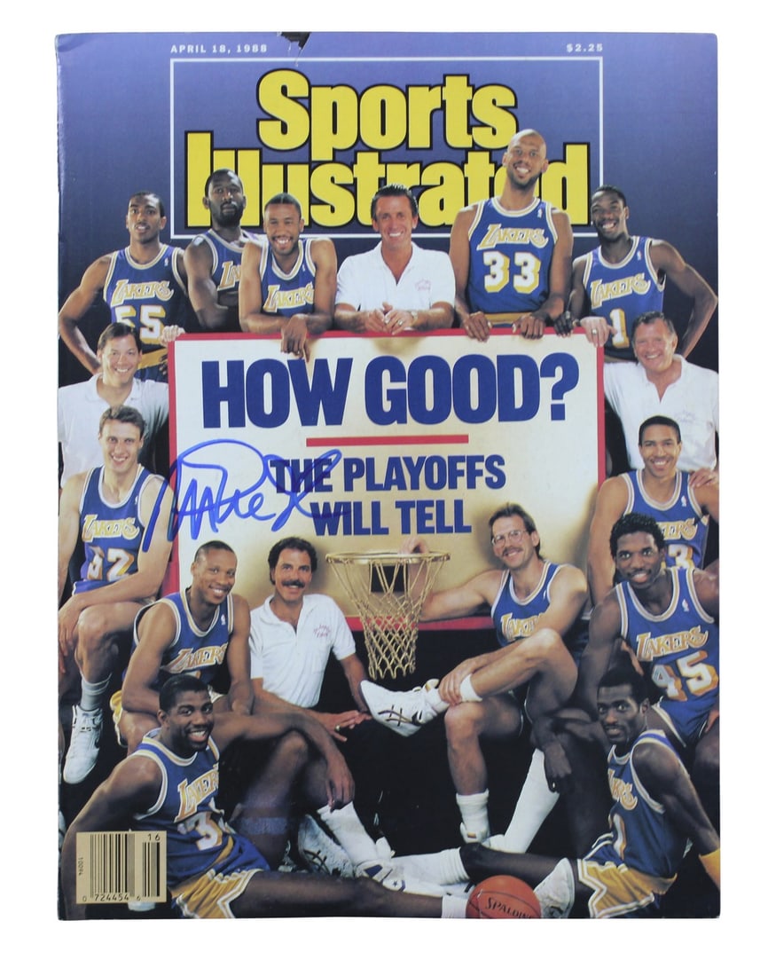 Magic Johnson Signed April 1988 Sports Illustrated BAS Authenticated (1 of 6)