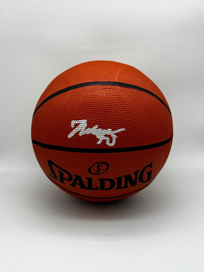 PSA DNA signed Spalding basketball by Jarace Walker Pacers (1 of 3)