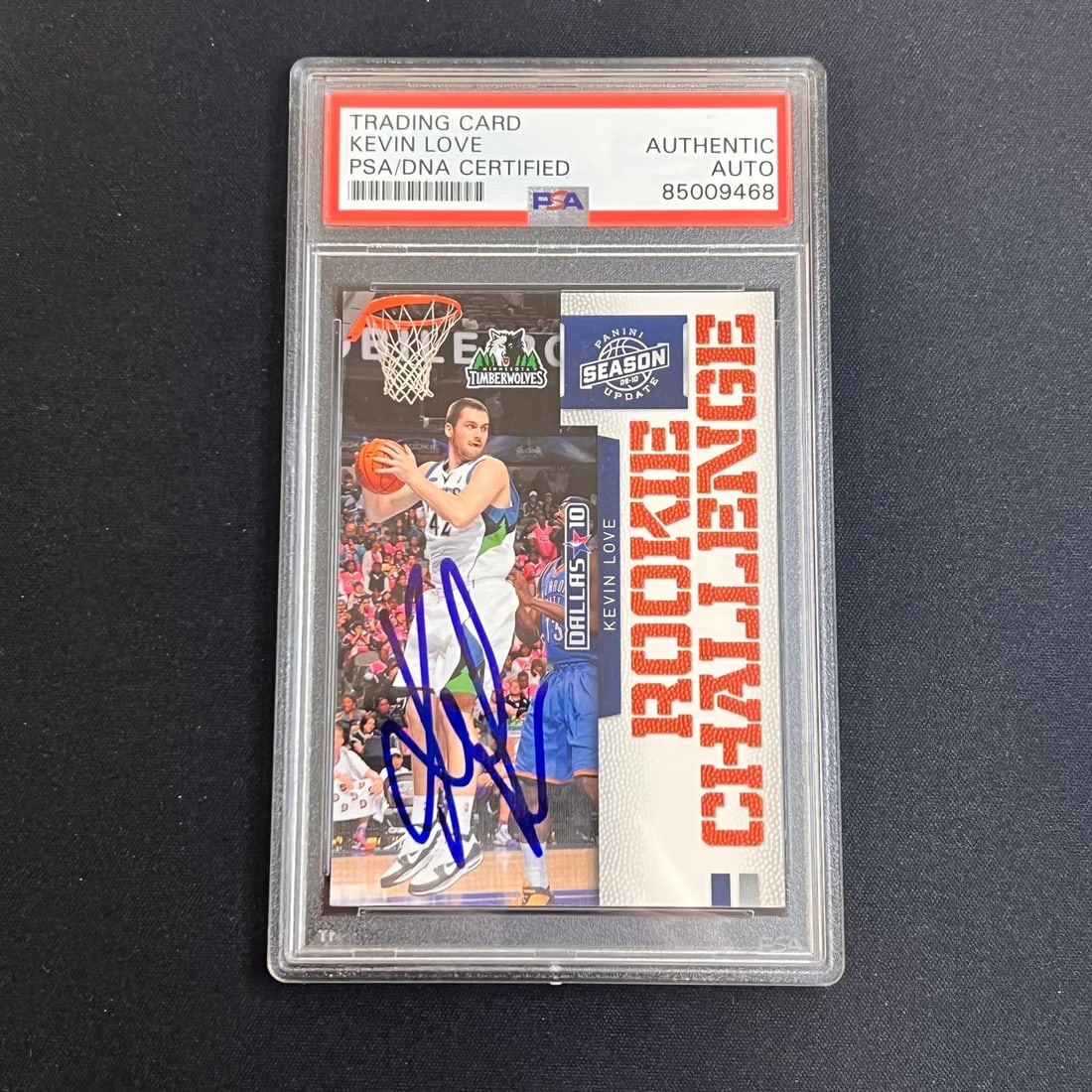 2009-10 Panini All Stars #11 Kevin Love Signed PSA Slabbed Timberwolves Card: 2009-10 Panini All Stars #11 Kevin Love Signed PSA Slabbed Timberwolves Card This is a 2009-10 Panini All Stars #11 card featuring the autograph of Kevin Love, a notable player for the Minnesota Timbe