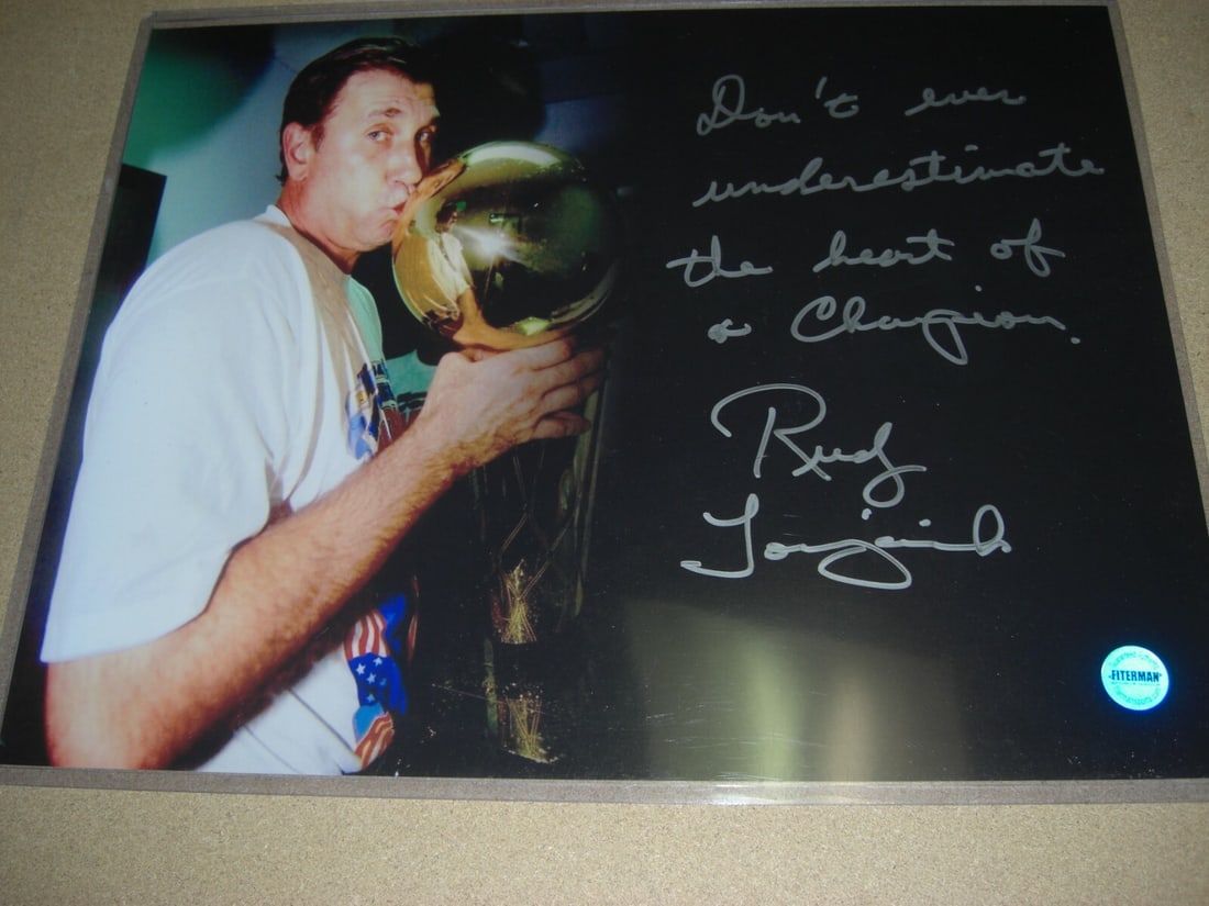 Rudy Tomjanovich Signed 11x14 Houston Rockets Photo FSG HOLO Authenticated (1 of 1)